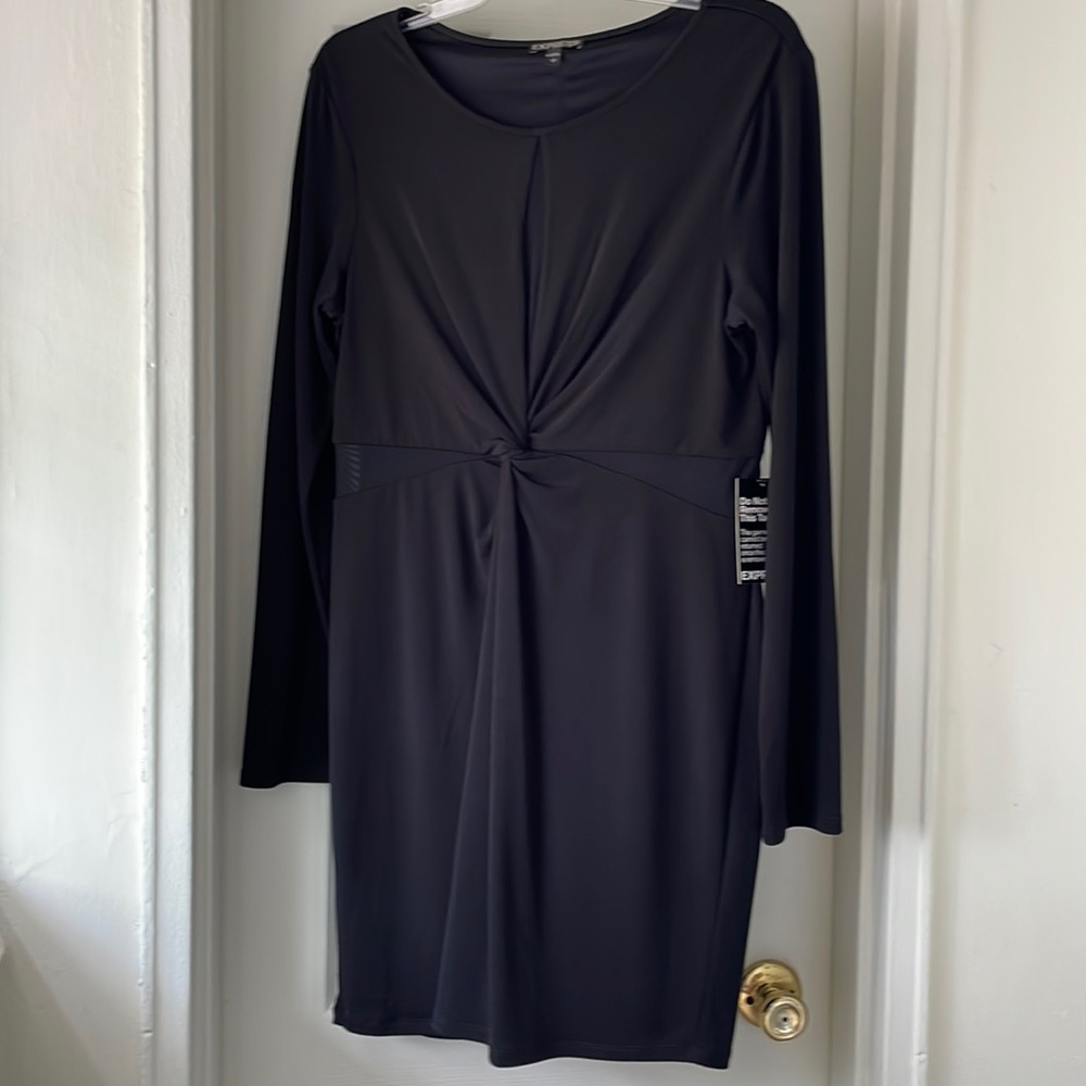 Midi black long sleeved EXPRESS dress. NWT